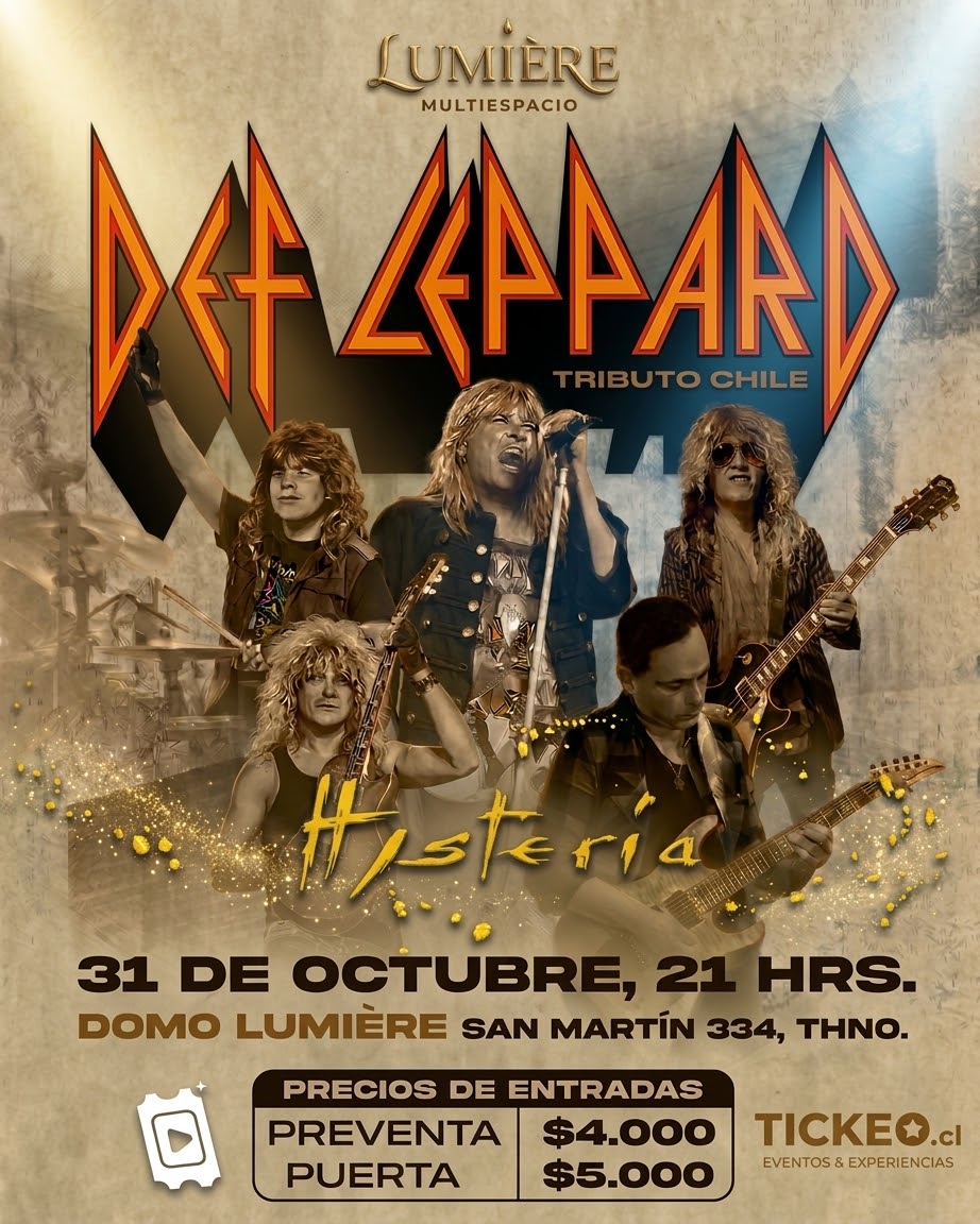 DEF LEPPARD PREVIA LUMIÈRE